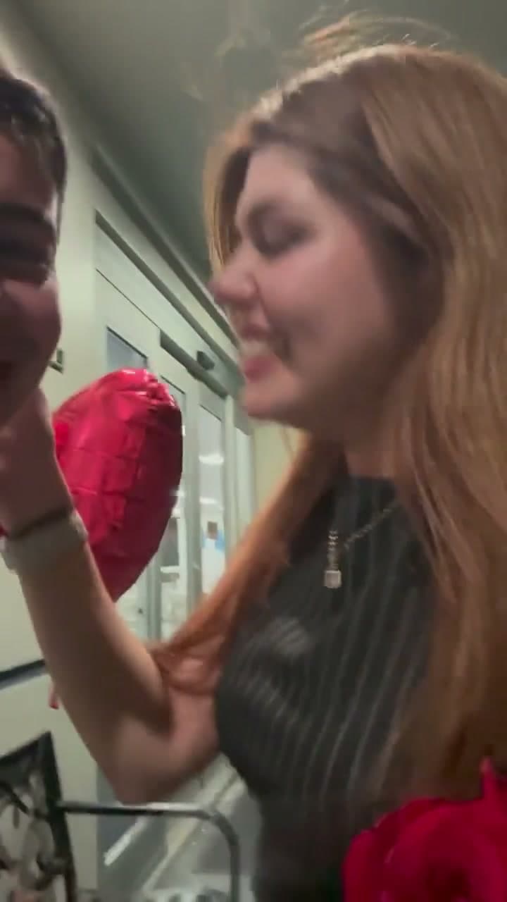 Una mirada cómplice de Lizeth y Sergio
